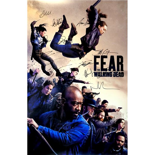 Autographed Walking Dead 6 Poster