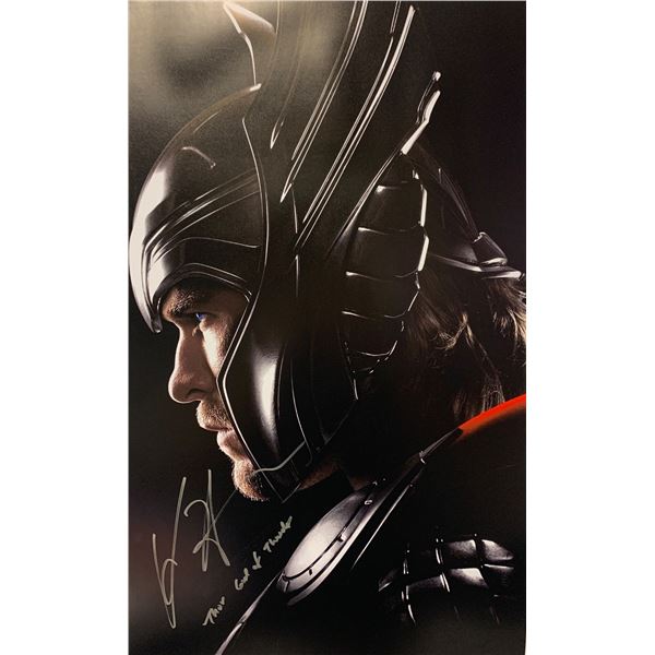 Autographed Thor Chris Hemsworth Poster