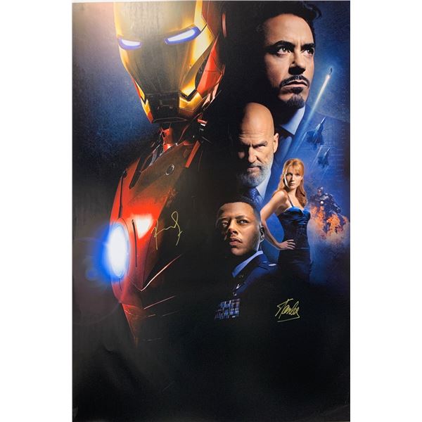 Autographed Iron Man Robert Downey Jr Poster
