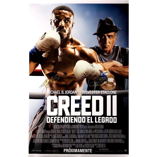 Sylvester Stallone Autographed Creed  Poster