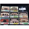 Image 1 : Lot of 8 Topps 1977 Team Photo Cards