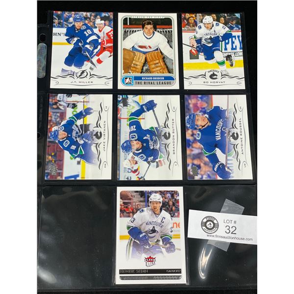 Lot of 7 2018-2019 Upper Deck, 2008 In The Game and 2014 Fleer Cards