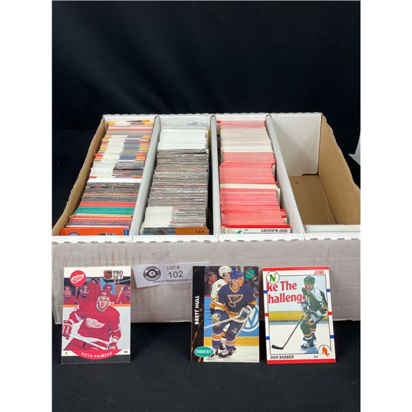 Box Lot of Mixed Proset Parkhurst Score Etc Cards