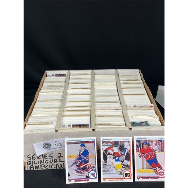 Box Lot of 1991 Upper Deck Cards