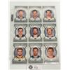 Image 1 : 2018-2019 Upper Deck Portraits Cards, Lot of 9 (Barzal, Fleury, Boeser)