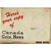Image 1 : Canadian Coin News Journals.  Lot of 2 copies #1 and #2.  Dated June 3, 1963 Volume 1 - Number one a