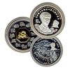 Image 1 : 1998 $5 Norman Bethune Coin set &   2000 $15 Proof silver Dragon Lunar Coin.  Both come in there ori