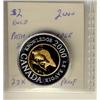 Image 1 : 2000 $2 Path of Knowledge Gold Coin.  In plastic flip.
