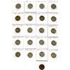 Image 1 : 1883 to 1937  5¢.  Small lot of 21 coins.  Includes 1883, 1894, 1897, 1899, 1901, 1903, 1915S, 1915,