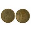 Image 1 : Breton # 524, CH-LC-10b1, half penny 'Side view'. Brown AU perhaps better.  Excessively scarce and s