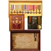 Image 1 :  Lot includes numerous medals and in frames for Mr Georges Marcoux who served in the Canadian Army d