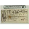 Image 1 : BANK OF Upper Canada 'Sight draft' 1855 16 pounds/8 shillings #8082 PMGVF25