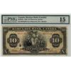 Image 1 : Barclays Bank of Canada, 1929 $10 #B016246, CH-30-10-04a. PMG F15. Excessively scarce. Large size is