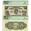 Image 1 : The Bank of British North America, 1889 $10 , CH-55-22-06P, Face: PCGS AU50 Back: PCGS UNC60