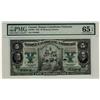 Image 1 : La Banque Canadienne Nationale, 1925 $5 #2558606, CH-85-10-02, PMG UNC65. Superb Gem' Only one examp