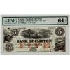 Image 1 : The Bank of Clifton 1859 $5 #8006 CH-125-10-04-06, PMG CH UNC64 EPQ.