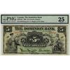 Image 1 : The Dominion Bank, 1905 $5 #892756, CH-220-16-10, PMG VF25. Rare grade. Only one finer.