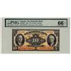 Image 1 : The Dominion Bank 1935 $10 #857840 CH-220-26-04, PMG Gem UNC66 EPQ.  A great example. Very flashy. T
