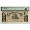 Image 1 : Henry's Bank, 1837 $1 #5724, CH-357-12-02, PMG VF25.  Best one seen by PMG.