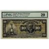 Image 1 : Banque D'Hochelaga, 1911 $10 #009065, CH-360-20-04, PMG VF20.  Only 2 known. Best one seen and grade