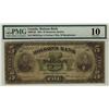 Image 1 : The Molsons Bank, 1901 $5 #266763, CH-490-22-20, PMG VG10.  Excessively rare. The only example grade