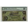 Image 1 : The Molsons Bank, 1904 $20 #215833, CH-490-26-10, PMG VG10.  Scarce'