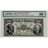 Image 1 : The Bank of Montreal 1923 $20 #572740 CH-505-56-06, PMG AU50 EPQ.