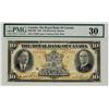Image 1 : The Royal Bank of Canada 1927 $10 #1772851 CH-630-14-06.  Solid PMG VF30.