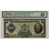 Image 1 : The Royal Bank of Canada, 1927 $100 #014527, CH-630-14-20, PMG VF25.  Only 2 examples finer.