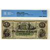 Image 1 : 1866 $1 PC-2a #96266, CCCS VF20. One of the best example seen. Simply a splendid example, one of unf
