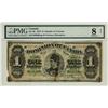 Image 1 : 1878 $1 DC-8b #030090, Scallopped borders, Toronto, PMG VG8 Net