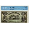 Image 1 : 1902 $4 DC-17a #006970, CCCS VG10.  The better 4's on top variety. Note was mounted and shows tape r