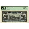 Image 1 : 1912 $5 DC-21c #B471734 PCGS UNC 63 PPQ. Lovely example, crisp and vibrant.