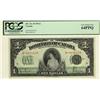 Image 1 : 1917 $1 DC-23c #B-867645A, Seal over one PCGS UNC64PPQ. Crisp and bright. Underrated.
