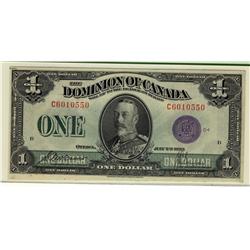 1923 $1 DC-25k #C6010550 PCGS Apparent CH AU55.  Mounting remnants on face and back. A rare grade.