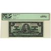 Image 1 : 1937 $1 BC-21a D/A7721859 PCGS UNC65 PPQ.  Vibrant colours with great embossing.