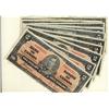 Image 1 : 1937 $2 to $20 BC-22 to BC-25.  Includes $2(5), $5(2), $10(3) and $20(2).  VF to EF.