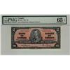 Image 1 : 1937 $2 BC-22a A/B8573161 PMG UNC65 EPQ.  Vibrant colours with great embossing. Simply a splendid ex