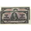 Image 1 : 1937 $10 BC-24c #ET1540339 & 40.  Lot of 2 consecutive notes.  AU to UNC.