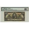 Image 1 : 1937 $20 BC-25a #AE0613978 PMG EF40 Net.  Slight discoloration on top border.