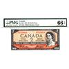 Image 1 : 1954 $2 BC-30b #DB7729418 PMG Gem UNC66 EPQ.