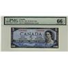 Image 1 : 1954 $5 BC-31b #FC2909406 PMG Gem UNC66 EPQ.