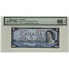 Image 1 : 1954 $5 BC-31b #GC3315830 PMG Gem UNC66 EPQ.