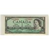 Image 1 : 1954 $1 BC-37cA #*HF0798281.  Scarcer prefix replacement issue.  Lightly pressed EF to AU.