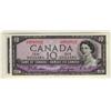 Image 1 : 1954 $10 BC-40a #VD9592822 & 23,  Lot of 2 consecutive notes both UNC.