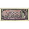 Image 1 : 1954 $10 BC-40bA #*BV0335768.  Scarce prefix in AU grade.
