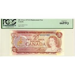 1974 $2 BC-47aA-i ABX0575831 PCGS UNC66PPQ