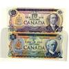 Image 1 : 1972 $5 BC-48b #XA1958843 & 1971 $10 BC-49d #EET0254044.  Lot of 2 notes both AU to UNC.