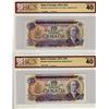 Image 1 : 1971 $10  BC-49aA *DB3178359 and BC-49cA *TT2406861 Lot of two notes, All BCS EF40