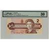 Image 1 : 1986 $2 BC-55b AUH5699355 PMG VF30. Only four examples known. An ultra rare Canadian banknote.